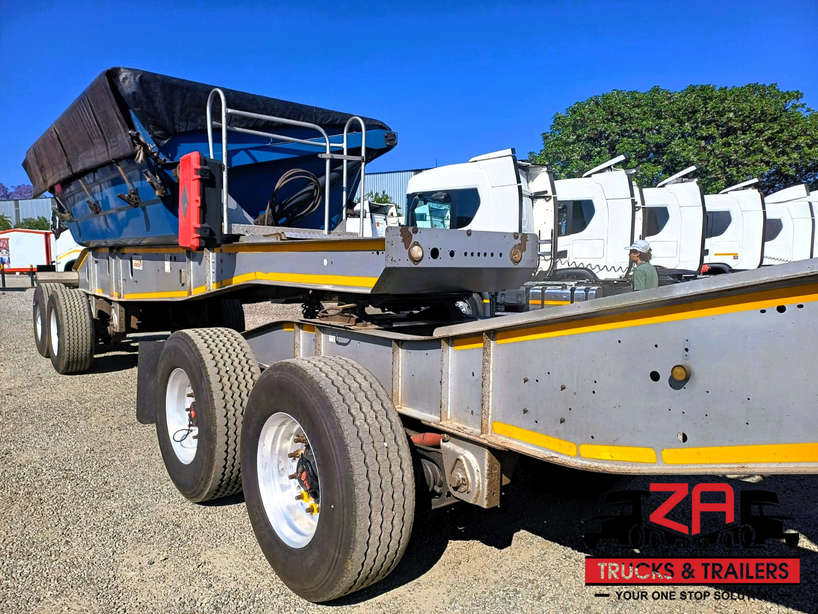 2021 LEADER 20 CUBE SIDE TIPPER TRAILER #53347